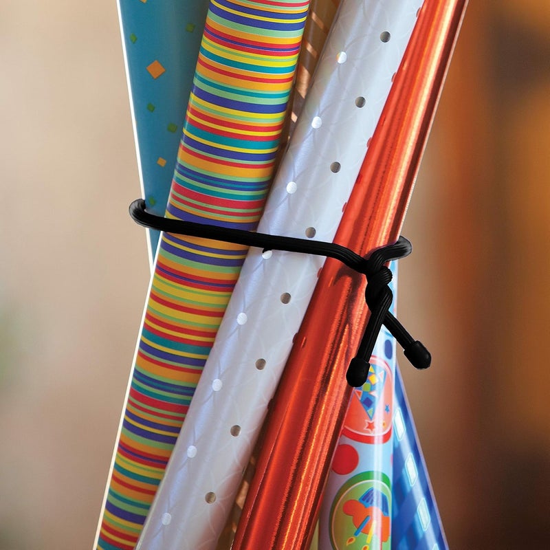 NiteIze GT18-01-2R3 Original Gear, Reusable Rubber, 18 Inch, 2-Pack, Black, Made in The USA Twist Tie, 2 Count (Pack of 1) - Image 3